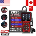 Professional OBD2 V519 Scanner - 2025 Upgraded OBDII + CAN Code Reader