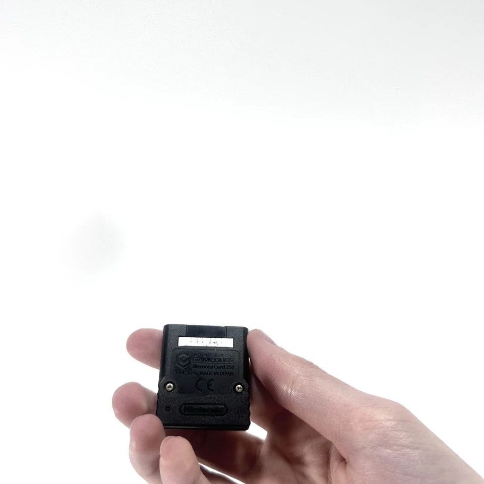 Nintendo Gamecube Memory Card 251 Blocchi Originale Nera Dol-014 - Immagine 2 di 2
