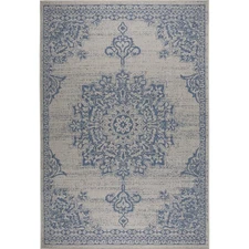 5x7 Home Dynamix Gray Medallion Scrolls Area Rug 2652-705 - Aprx 5' 2" x 7' 2"