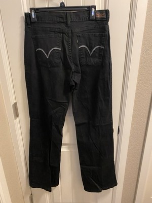 Levis Jeans Black 12 M Stretch 512 Perfectly Slimming Bootcut Stretch Denim 12M