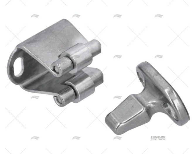 Bloqueur de porte inox 316 ultra résistant anticorrosion 34mm