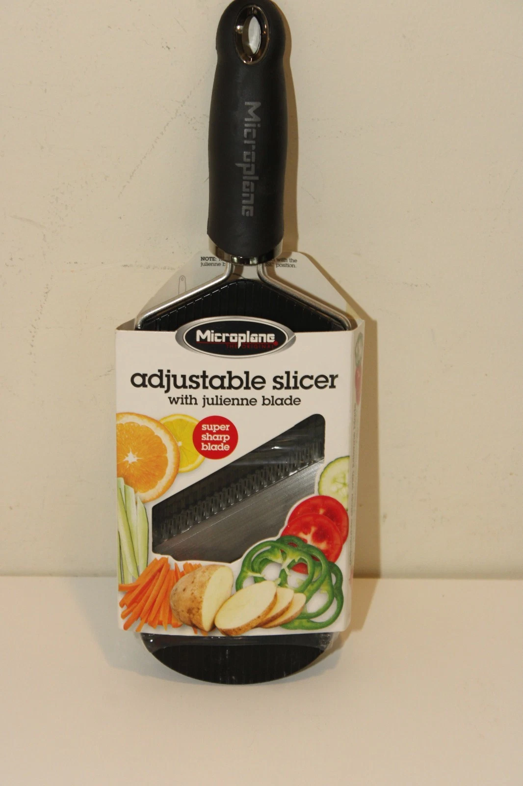 Microplane Adjustable Slicer w/ Julienne Blade Mandolin