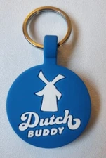 DUTCH Bros DOG Tag FEB 2024 BUDDY Keychain NEW! National PET Day COLLECTIBLE!