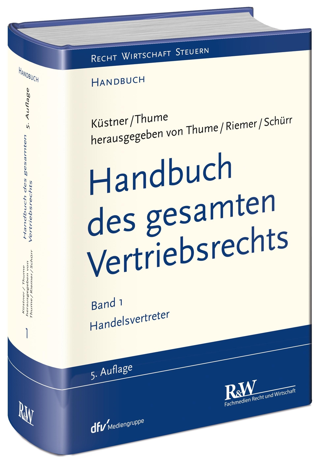 Thumbnail - Handbuch Des Gesamten Vertriebsrechts, Band 1 Karl-heinz Thume