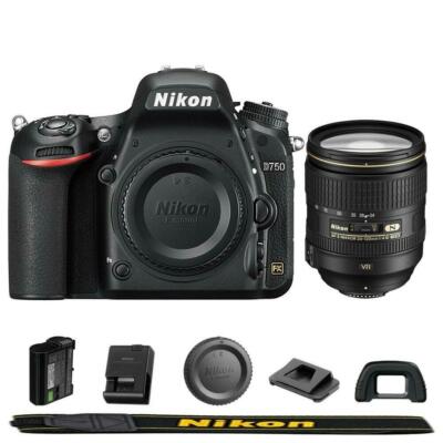 Nikon D750 24.3 MP Digital SLR Camera - Black (with DX VR 24-120mm