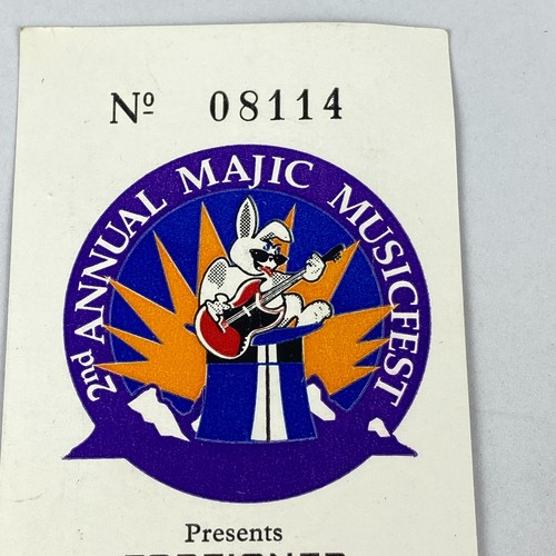 Doobie Brothers Foreigner Concert Ticket Stub July 29 1994 Fiddler's Green CO - Picture 3 of 7