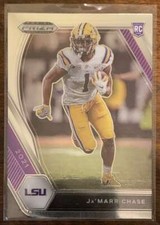 2021 Panini Prizm Draft Picks Ja'Marr Chase Rookie LSU Tigers #112