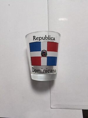 Republica Dominicana Shot Glass Domenican Republic Republic Souvenir 