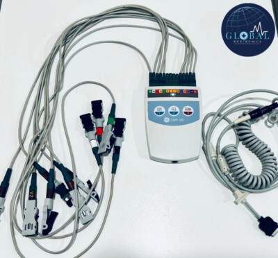GE Marquette CAM 14 HD ECG Acquisition Modules And trunk Cable EXCELLENT