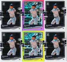 BRANDON LOWE 6 CARD LOT 2020 OPTIC PINK & LIME GREEN PRIZM REFRACTOR # 167+ BASE