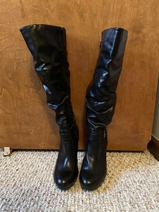 vegan wide calf boots