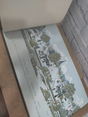 Rare Beautiful 49 Pages Canvas Mural Sample Book 25  X 15   Heko Art - T. Hertz