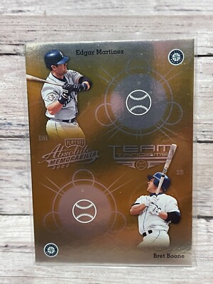 2002 Absolute Memorabilia Team Tandems Gold #TT33 E.Martinez B.Boone