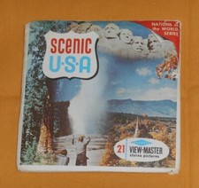 vintage SCENIC USA VIEW-MASTER REELS packet with booklet