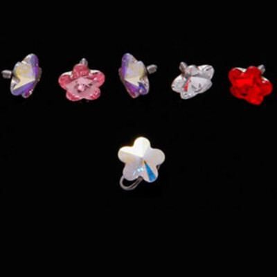 Dermal Anker Aufsatz Blume 6 mm Anchor Head Aufsatzkugel 1,2 mm Kristall