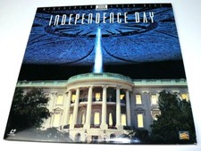 Independence Day Laserdisc Widescreen Edition Will Smith 2 Disc Sci-fi Alien