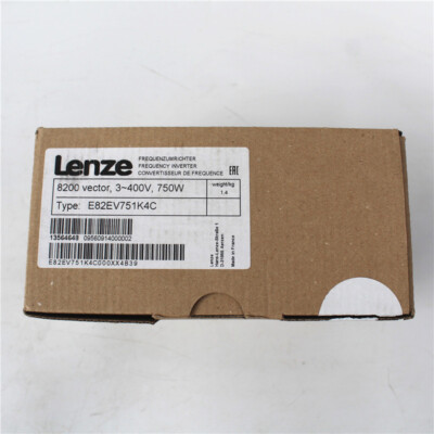 One Lenze E82EV751K4C Frequency Inverter New In Box Expedited Shipping