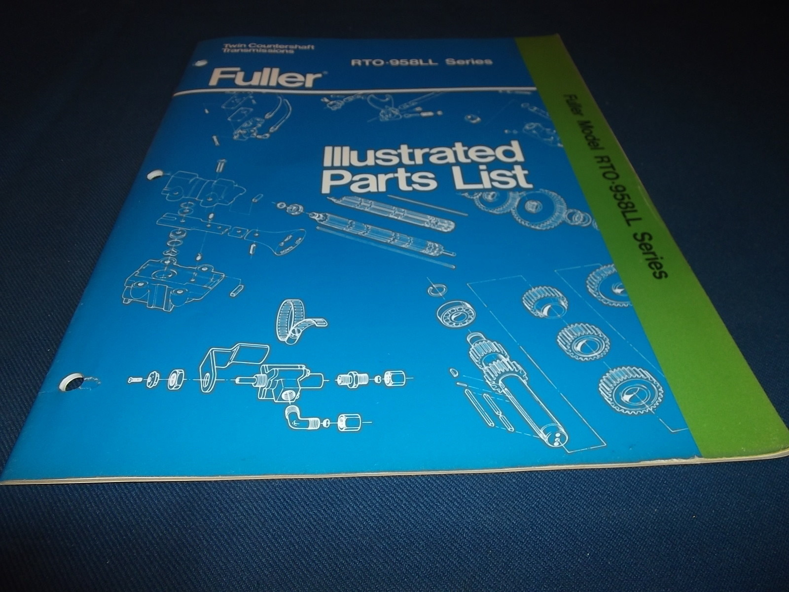 EATON FULLER RTO958LL TWIN COUNTERSHAFT TRANSMISSION PARTS MANUAL BOOK