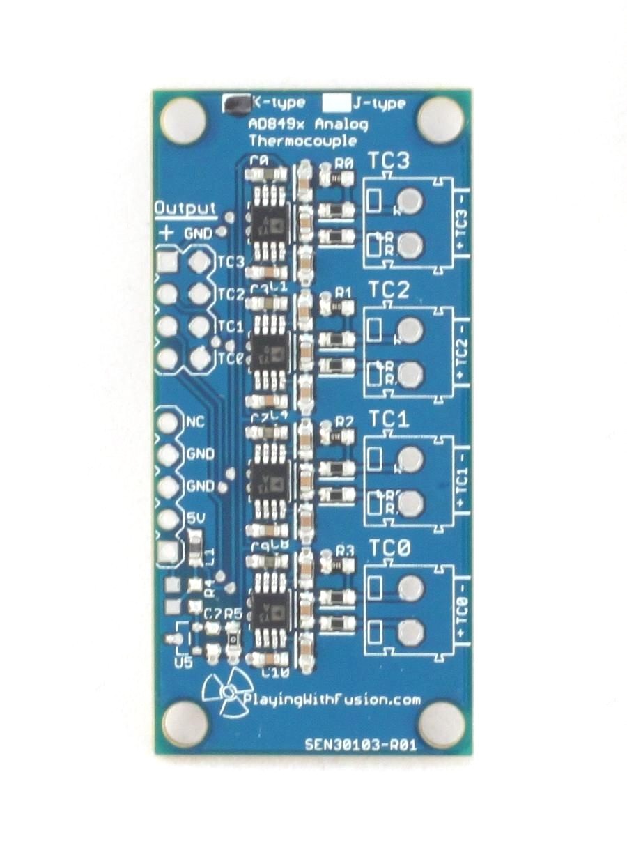 Quad-Channel J-Type / K-Type Thermocouple Amplifier, AD8494/AD8495 ...