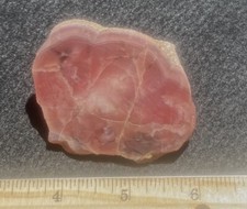 Rhodochrosite Bright Glowing Crystalline Slab 50 Grams or 250 Carats Kazakhstan