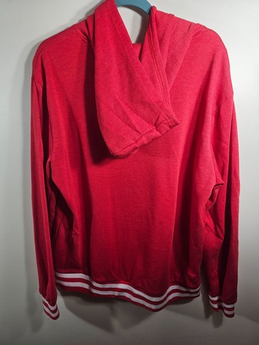 Marvel Deadpool Letterman Lego Pullover Hoodie Rot Herren Gr. XL Langarm - Bild 2 von 6
