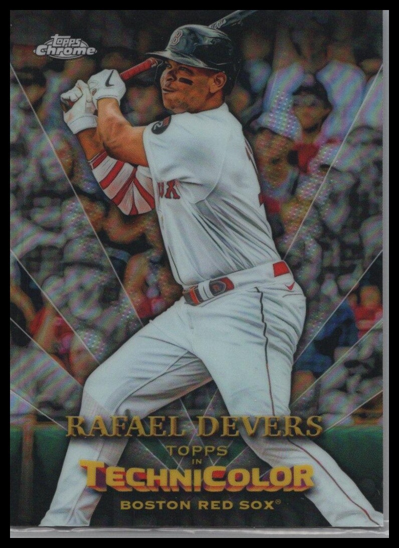 2023 Topps Chrome #TT-14 Rafael Devers Topps in Technicolor