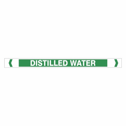 Distilled Water Pipe Markers Water Pipe Markers eBay