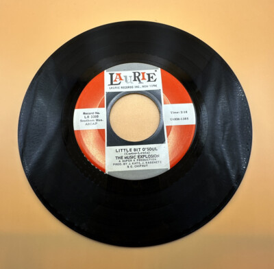 THE MUSIC EXPLOSION - LITTLE BIT O'SOUL/I SEE THE LIGHT- LAURIE 45