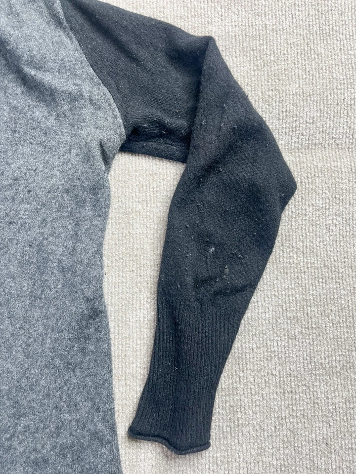 Кардиган женский Evelyn Grace маленький черный серый кашемировый открытый свитер - Изображение 3 из 4