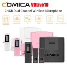 DHL COMICA VDLive10 Microphone 2.4GB Wireless Dual Channel forType-C Camera DSLR
