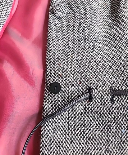 Kay Unger New York Grey Acrylic/Wool Blazer Size 2 - Picture 7 of 10