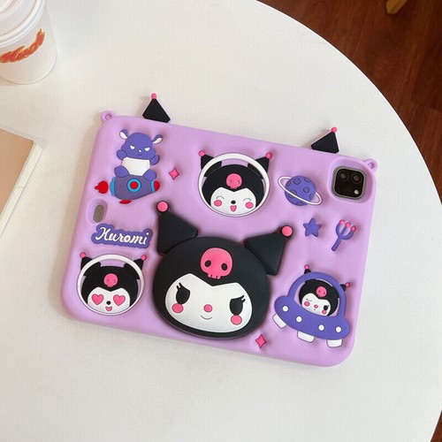 Kuromi Protective Case Cover For Apple iPad 10th 9 8 7 mini 6 5 4 3 Air 1 2 Pro - Picture 8 of 11
