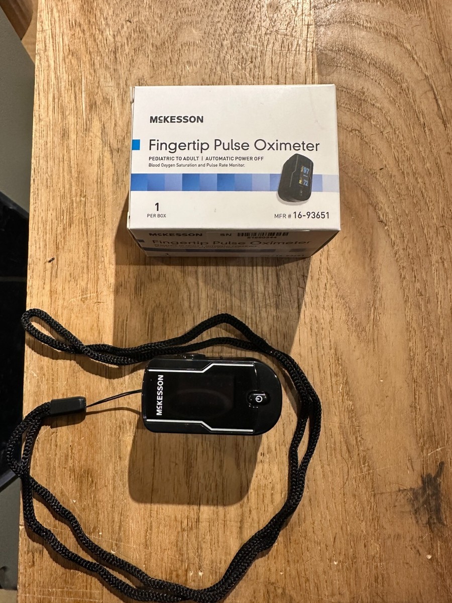 McKesson Fingertip Pulse Oximeter 16-93651 - NIB | eBay