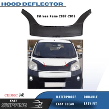 Hood Deflector Guard | Front Bug Shield Compatible For Citroen Nemo 2008-2017