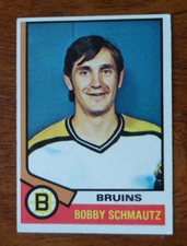1974-75 TOPPS HOCKEY #27 BOBBY SCHMAUTZ BOSTON BRUINS A-1029