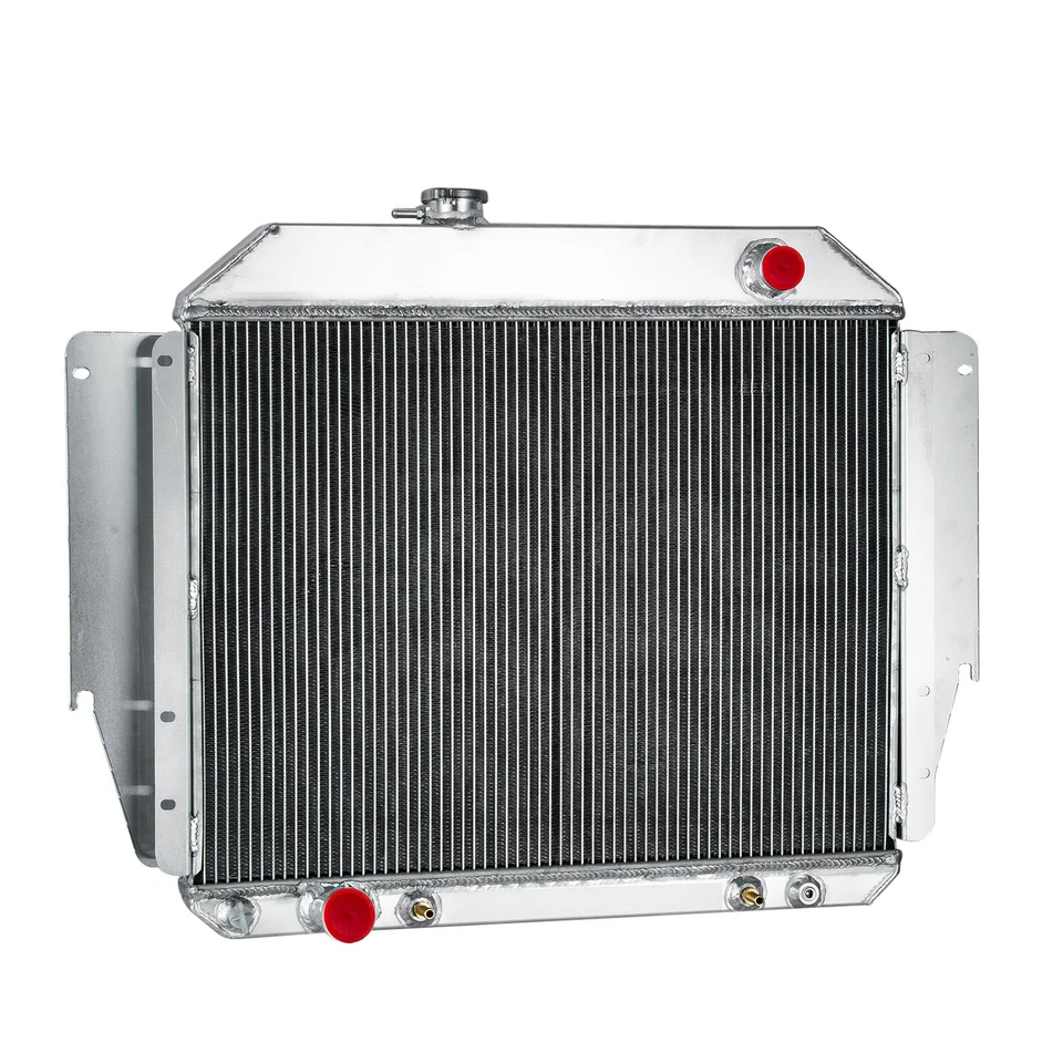 3-Row Aluminum Radiator For 1979-91 Ford E100 E150 E250 E350 Econoline 5.0L 5.8L Foto 2 de 4