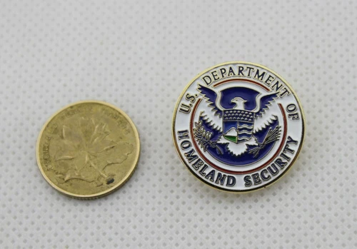 DHS lapel pin