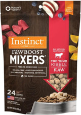 Instinct Raw Boost Mixers Freeze-Dried Dog Food Topper Beef Grain-Free 6oz
