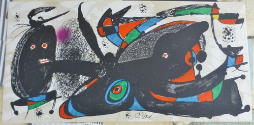 Joan Miro ESCULTOR-SCULPTOR Great Britain signed limited to 1500 LITHOGRAPH 1974 - Picture 2 of 3