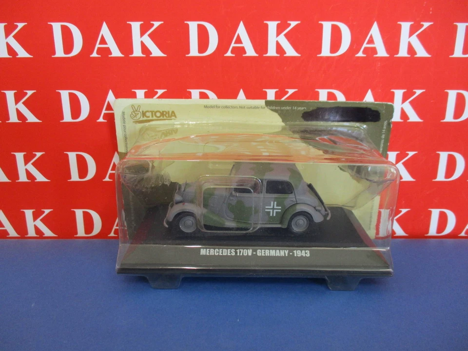 Die cast 1/43 Modellino Auto Mercedes 170V Wehrmacht Germany 1943 - Immagine 4 di 4
