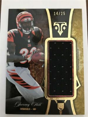 JEREMY HILL - 2014 Topps Triple Threads - Rookie Jumbo Relics Gold - S/N 14/25