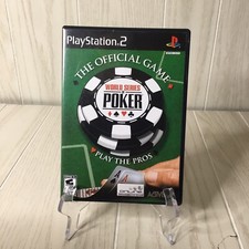 Sony PlayStation 2 PS2 World Series Poker The Official Game Video Game Complete