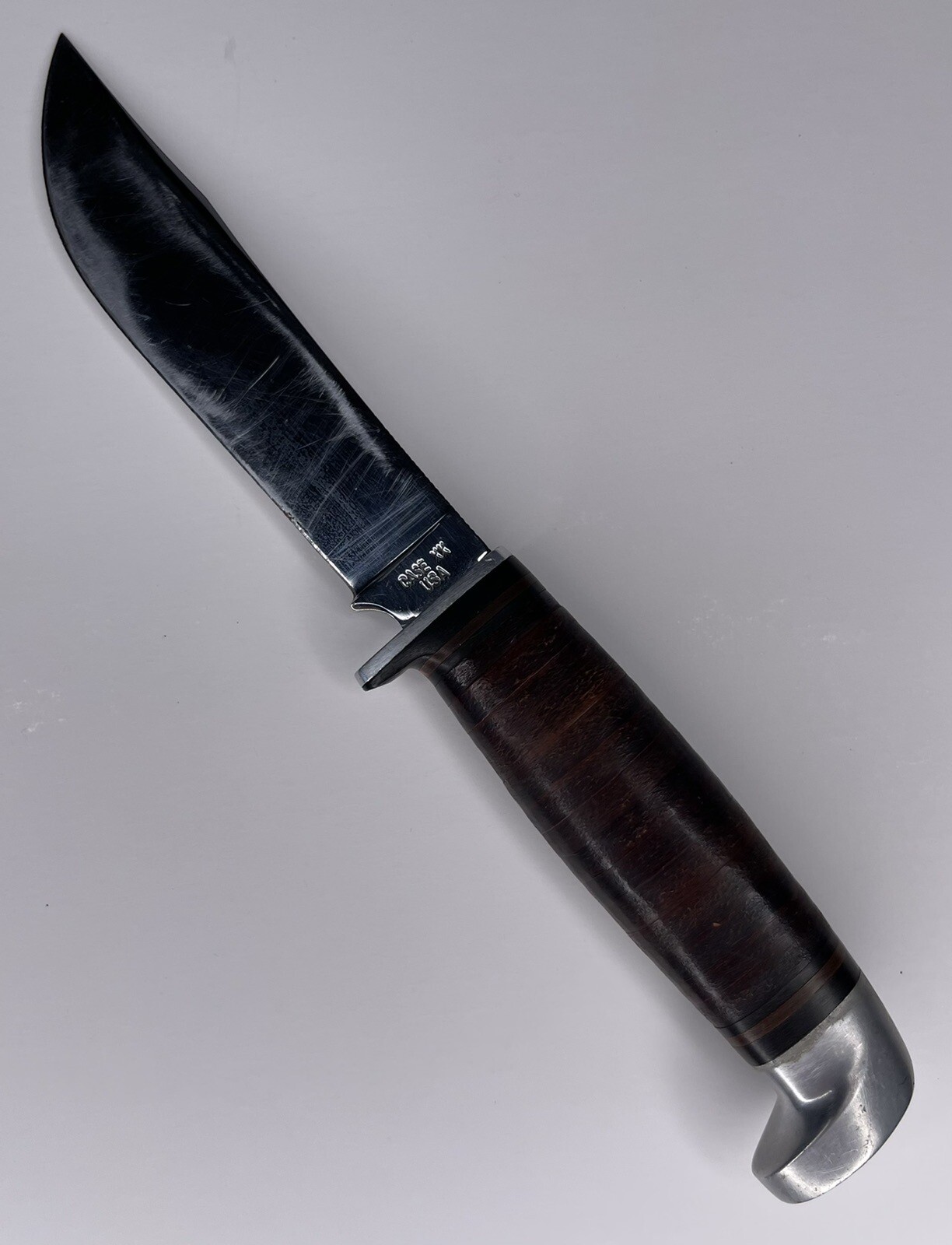 Vintage Case XX 366 Leather Hunting / Skinning Knife Fixed Blade eBay