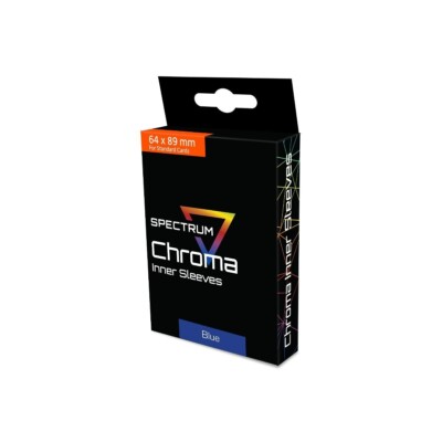 100 BCW Inner Sleeves 64x89 mm For Gaming Card Pokemon Yu Gi Oh Chroma Blue New