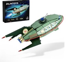 Future Ship Building Blocks Toys Planet Express Spaceship Block Set Compatibl...