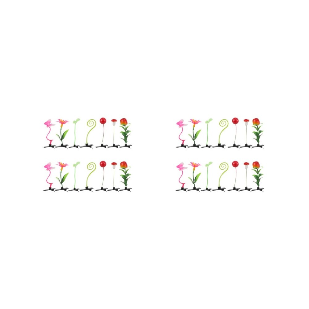 2 Pieces Plant Hair Clip Simulation Accessories for Thick Little Girls