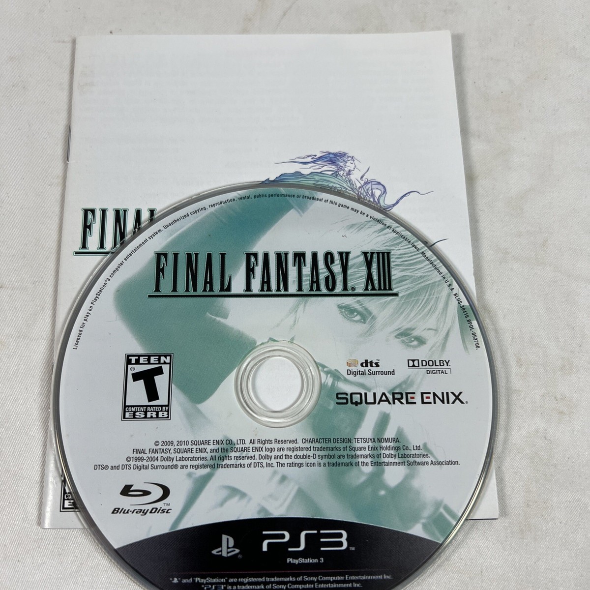 PS3 FINAL FANTASY Ⅷ Final Fantasy XIII Part 8 Sony Playstation 3 PS3 Video Game