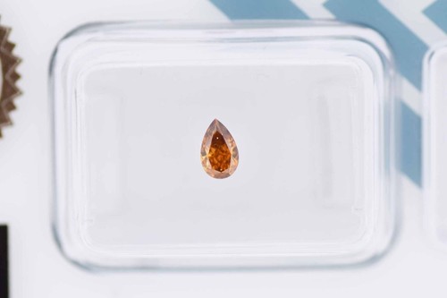 💎Fancy Diamant Intense Yellowish Brown - 0.21 ct. - SI2 - IGI Zertifikat 💎 - Bild 2 von 5