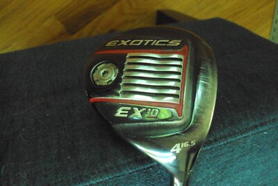 Tour Edge Exotics EX10 4 wood 16.5 deg Fujikura Pro 63g regular 43.25''