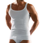 3 canottiere a spalla stretta costina da uomo in cotone Richbell RH20 canotte
